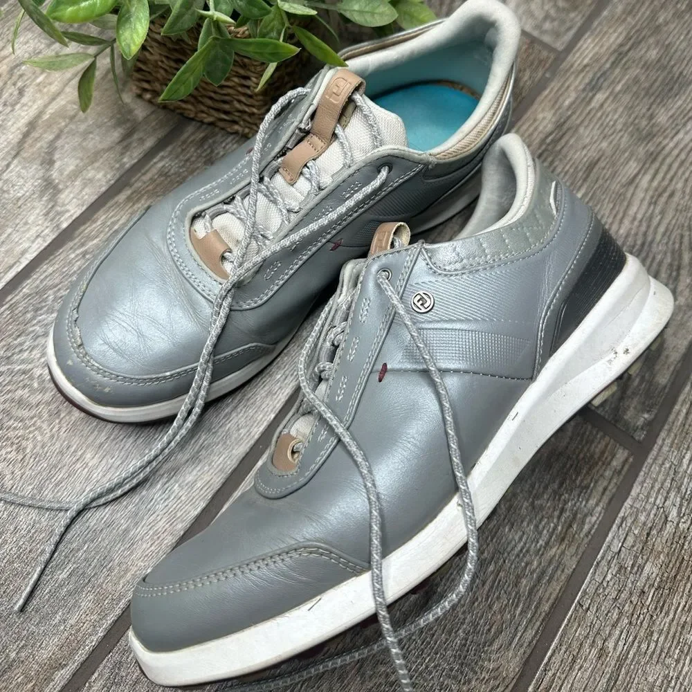 FootJoy Silver Stratos Spikeless Golf Shoes